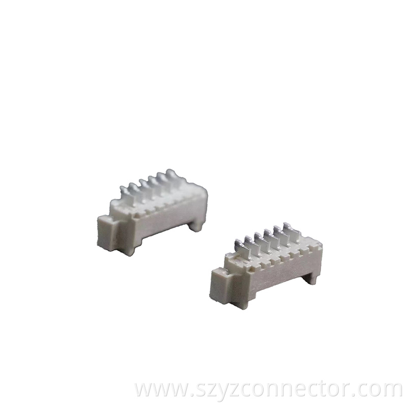 White connector pin holder